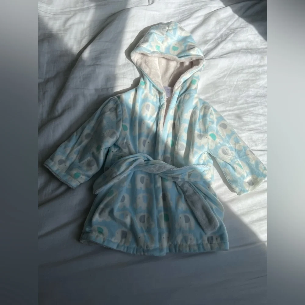 Zak and Zoey Baby Bath Robe | 0-9M